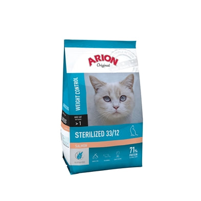 Se Natural Brande - Arion original cat sterilized salmon 7,5 kg kattefoder - Cat Food hos Petpower.dk
