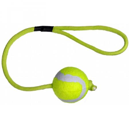 Se KW mini tennisbold med snor 42mm/30cm hos Petpower.dk