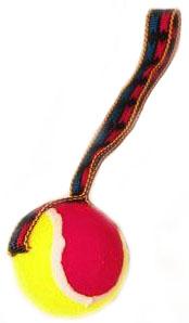 Billede af KW - KW tennisbold gul m/kastestrop 2.5" - Dog Toys
