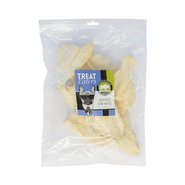 Billede af Petcare - Treateaters Bøffel Ører 10stk ca. 250g - Dog Treats