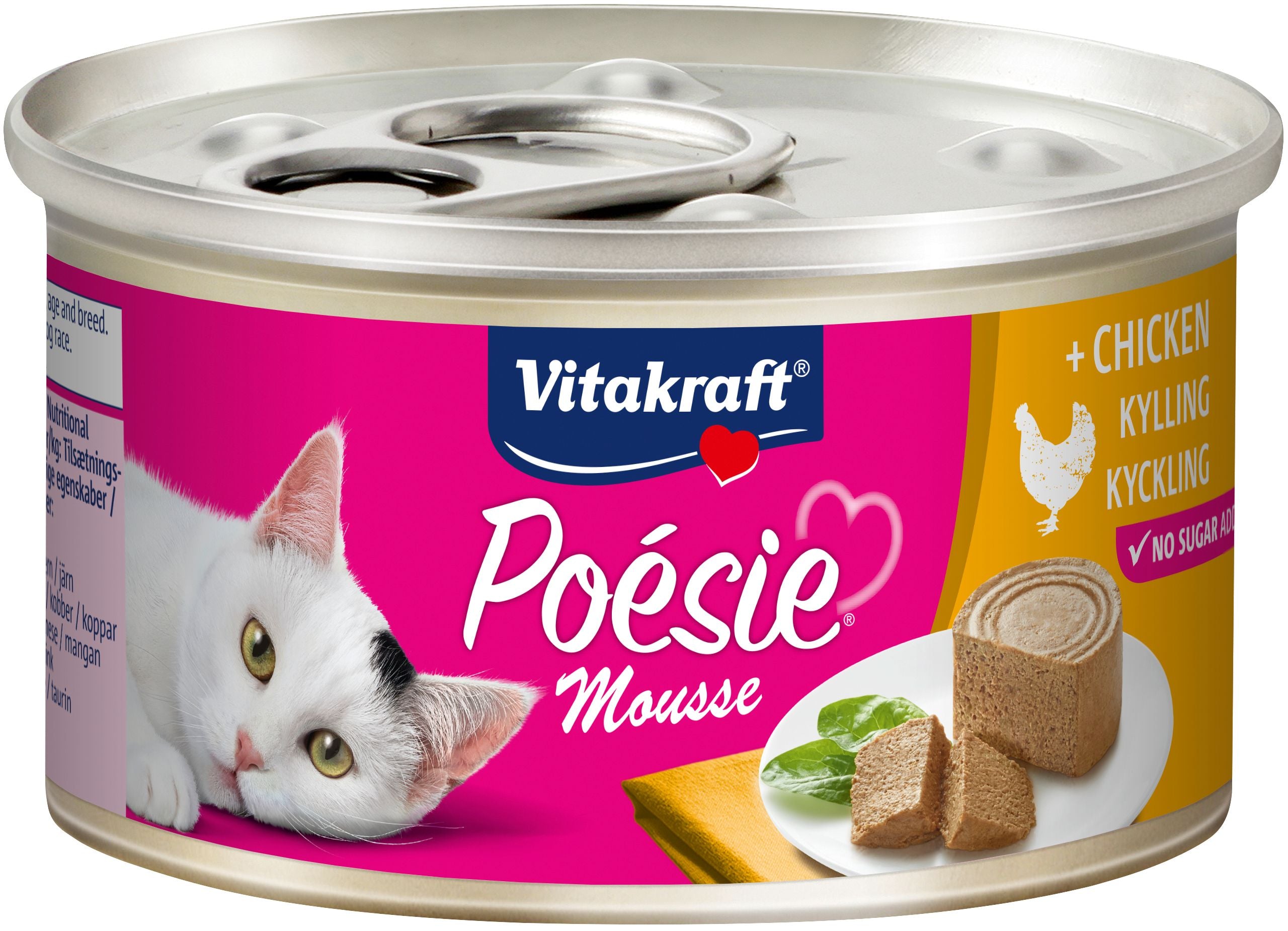 Billede af Vitakraft Poésie® Mousse med kylling vådfoder til kat hos Petpower.dk