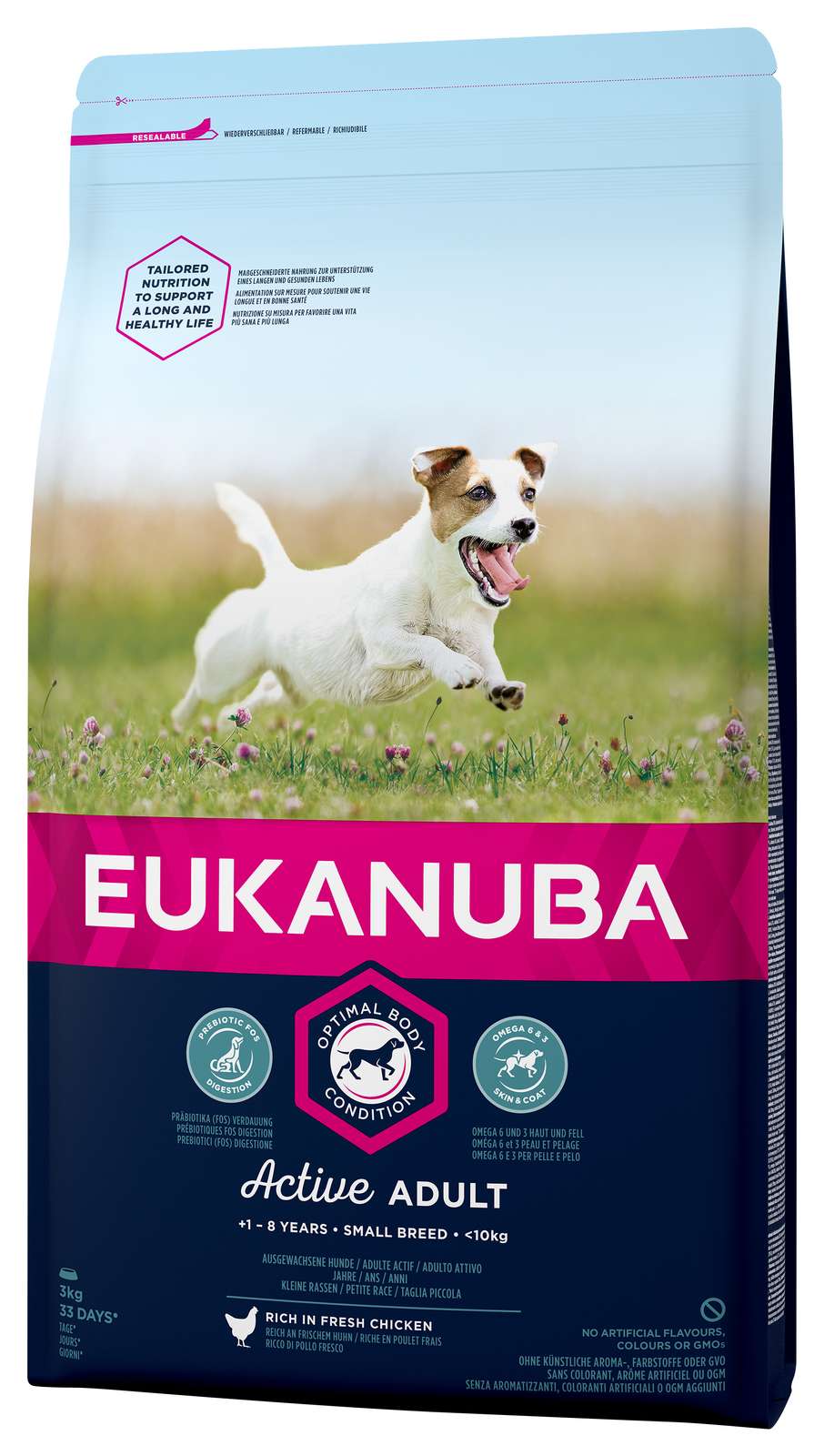 Billede af Eldorado - Eukanuba adult small Kylling 3kg, til hunde 0-10kg - Dog Food