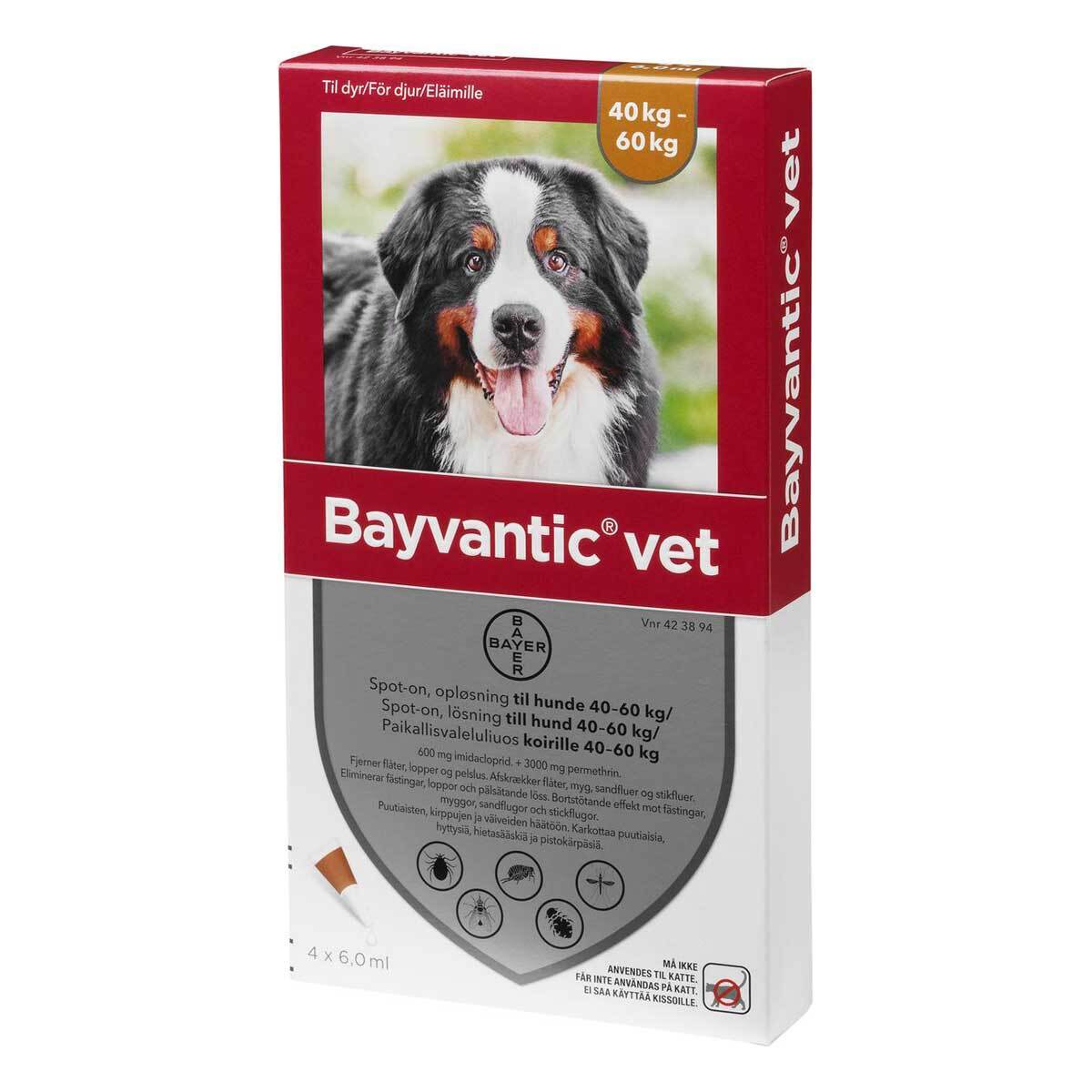 Billede af Bayvantic vet til hund 40-60kg hos Petpower.dk