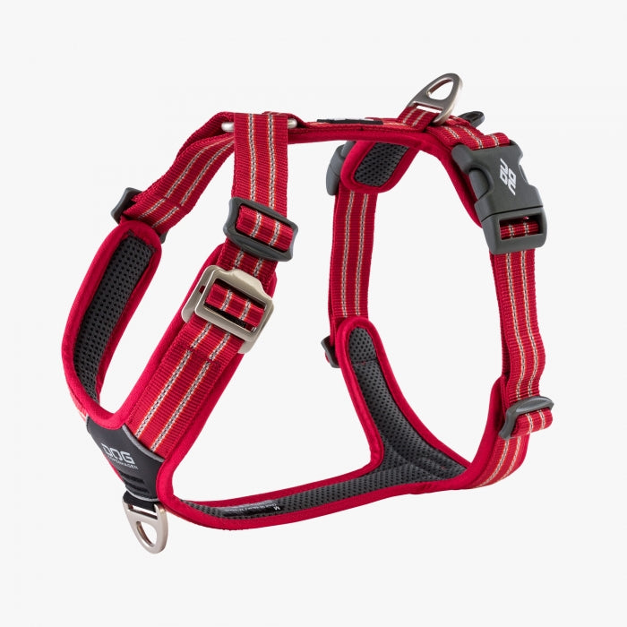 Se Dog Copenhagen Comfort Walk Air Classic Red Hundesele XS-XL hos Petpower.dk