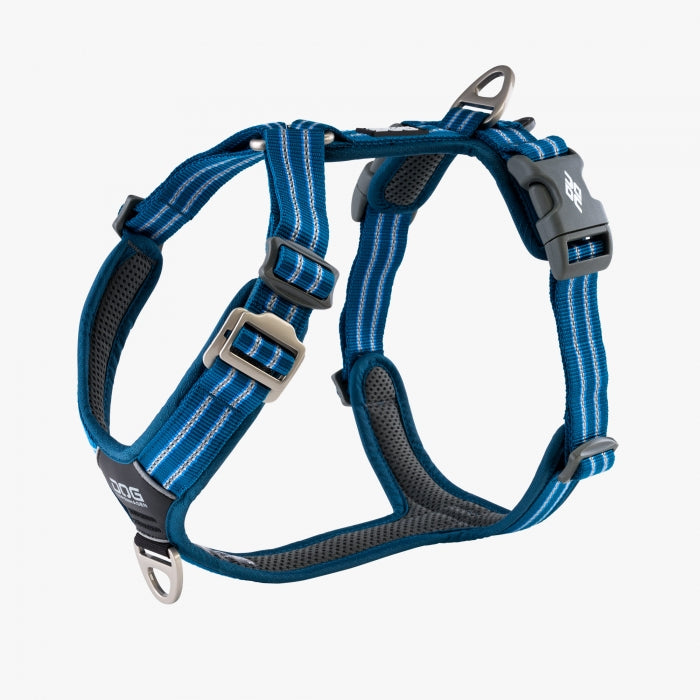 Se Dog copenhagen - Dog Copenhagen Comfort Walk Air Ocean Blue Hundesele XS-XL - M - Pet Collars & Harnesses hos Petpower.dk