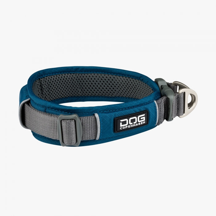 Se Dog copenhagen - Dog Copenhagen Urban Explorer Ocean Blue Hundehalsbånd XS-XL - M - Pet Collars & Harnesses hos Petpower.dk