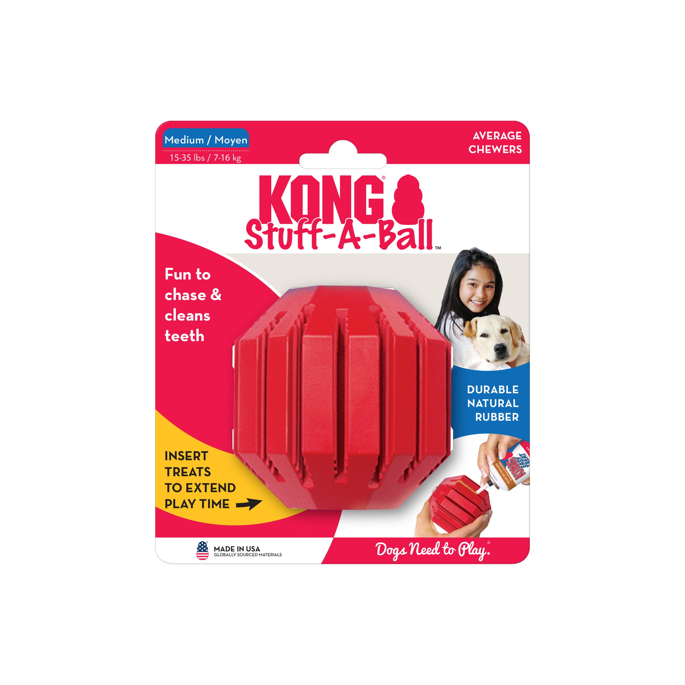 Billede af Kong Stuff-A-Ball M Hundelegetøj