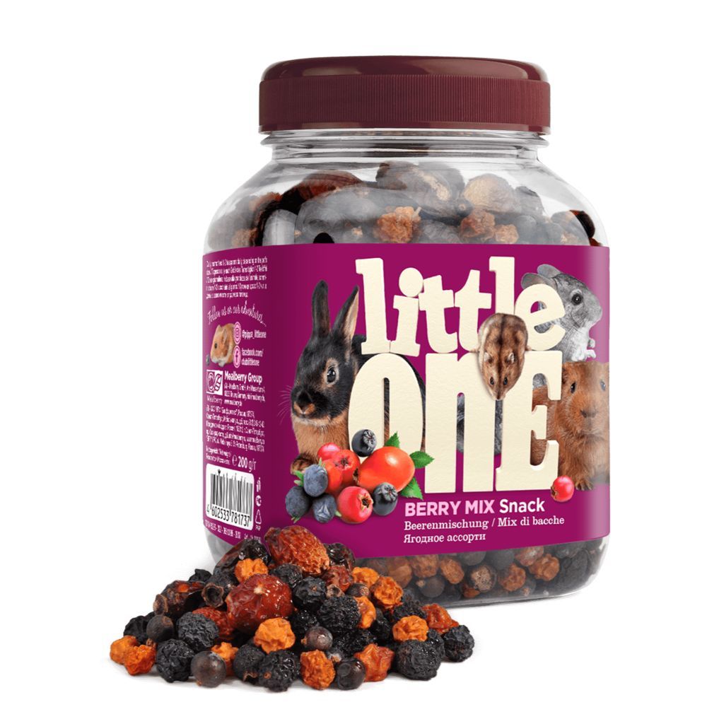 Se Little One Berry mix, 200 g Gnavergodbidder hos Petpower.dk