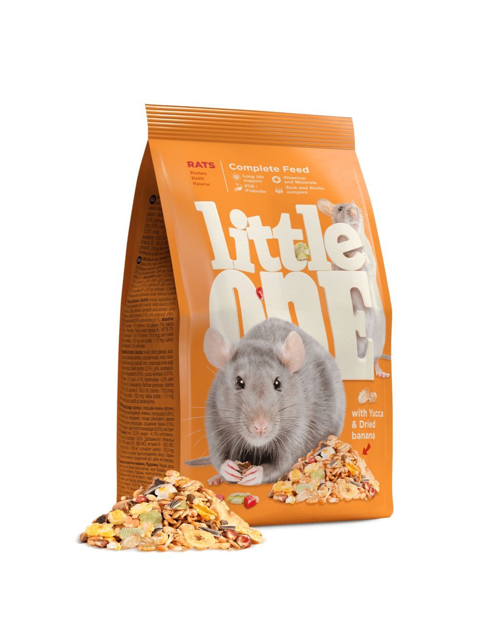 Billede af Meldgaard - Little One Muesli Rotter, 900 g Gnaverfoder