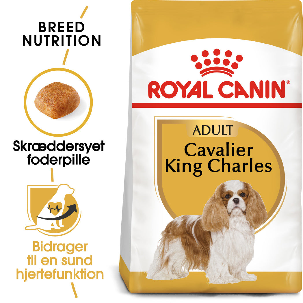 Se Royal canin - Royal Canin Cavalier King Charles Adult 1,5kg - Dog Food hos Petpower.dk