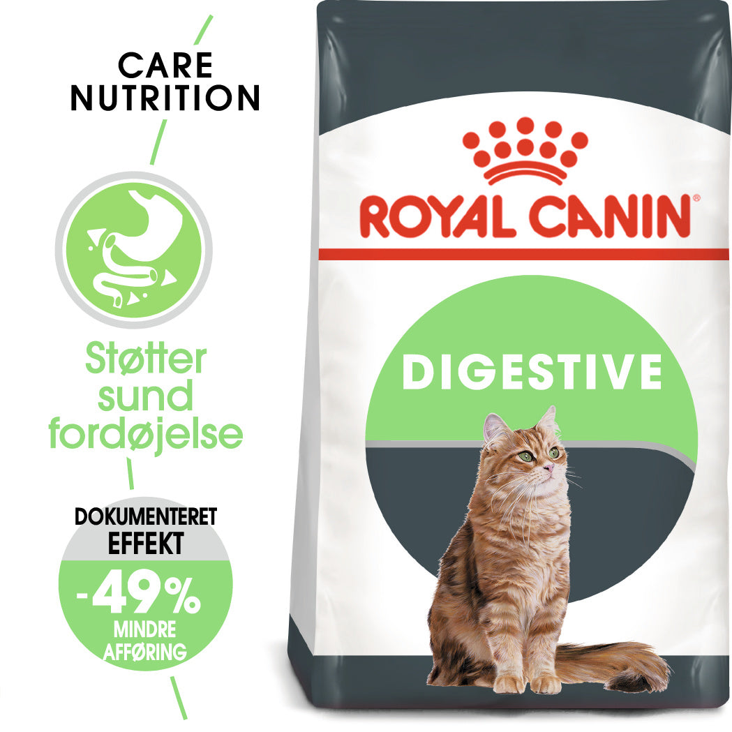 Se Royal Canin Digestive Care Adult Tørfoder til kat 10kg hos Petpower.dk