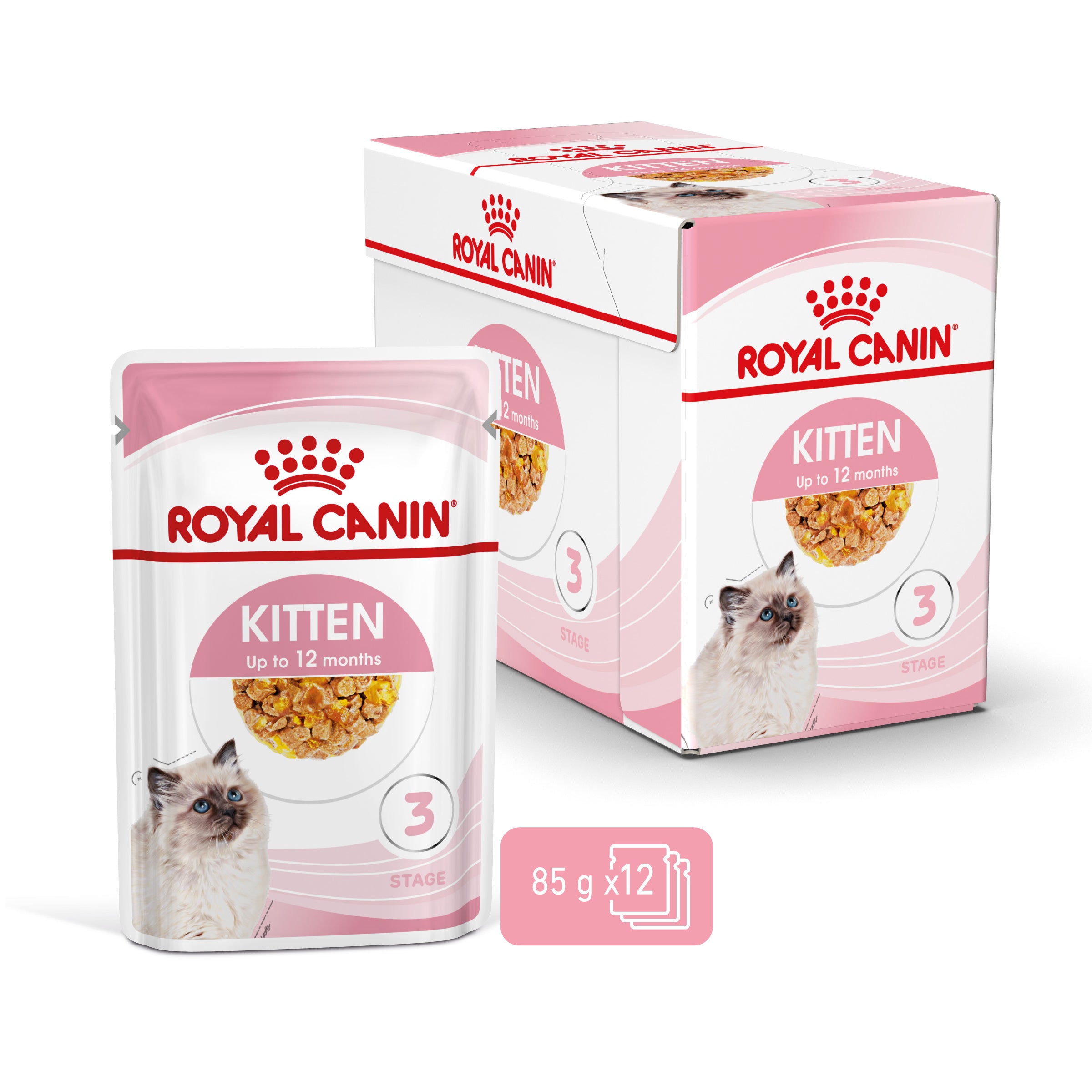 Billede af Royal canin - Royal Canin Kitten Gravy Vådfoder til Killing 12x85g - Cat Food