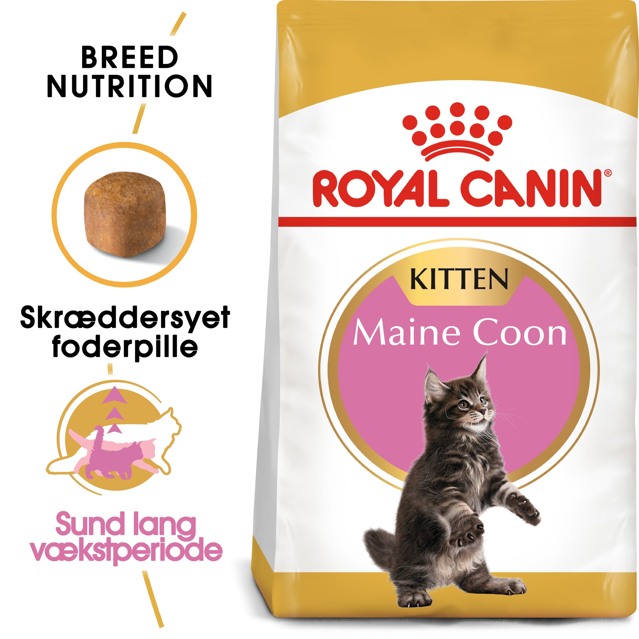 Billede af Royal Canin Maine Coon Kitten Tørfoder til Killing 4kg