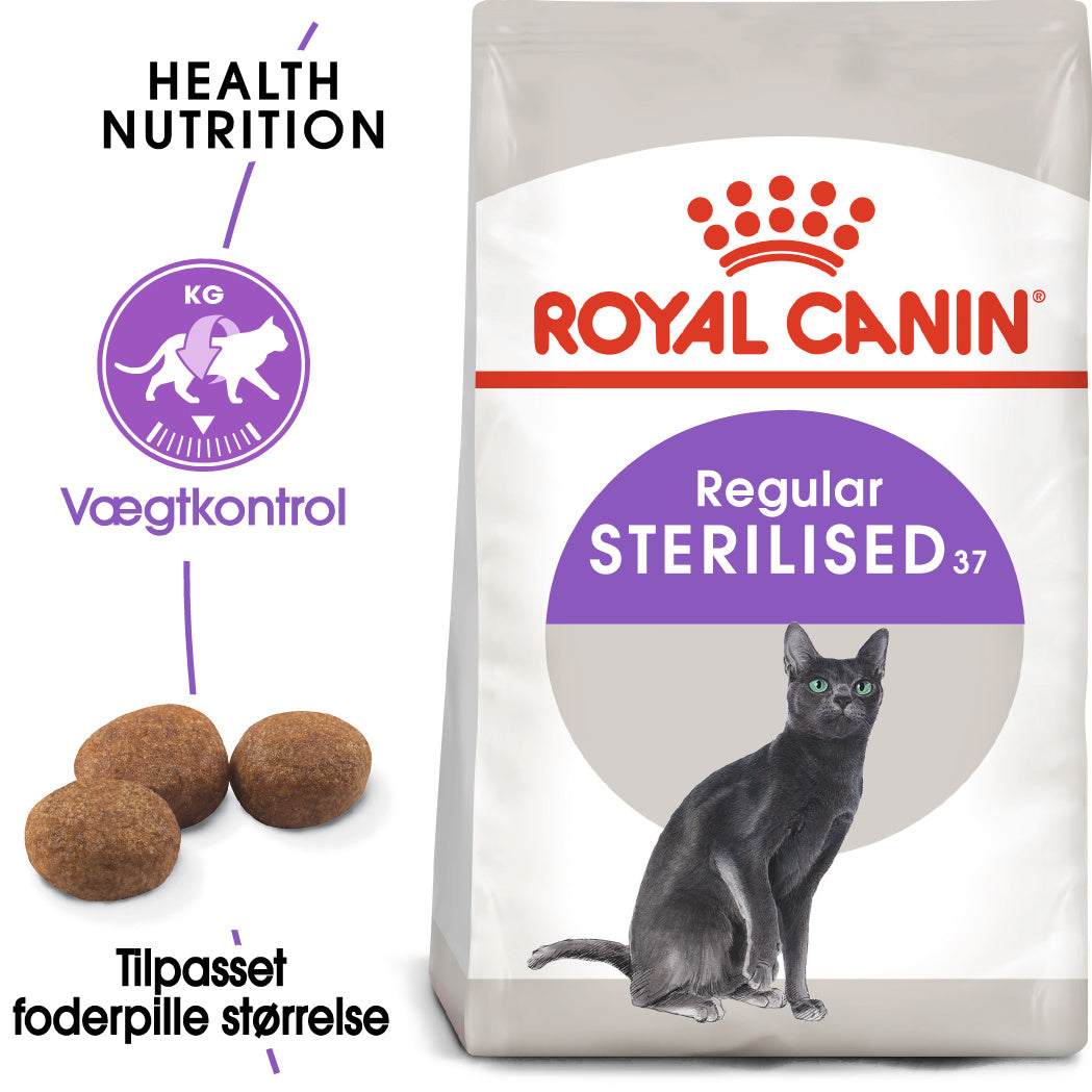 Se Royal canin - Royal Canin Sterilised Adult Tørfoder til kat 10kg - Cat Food hos Petpower.dk