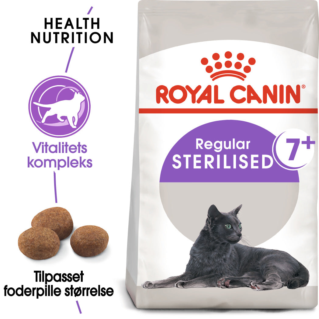 Se Royal canin - Royal Canin Sterilised 7+ Adult Tørfoder til kat 3,5kg - Cat Food hos Petpower.dk