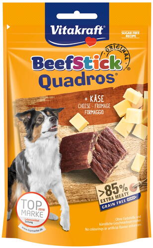 Billede af Vitakraft - Vitakraft Beef-Stick® Quadros® med ost 70g - Dog Treats