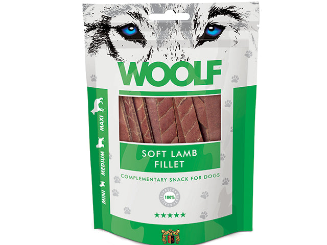 Billede af Woolf Blød Lammefilet 100g Hundegodbidder hos Petpower.dk