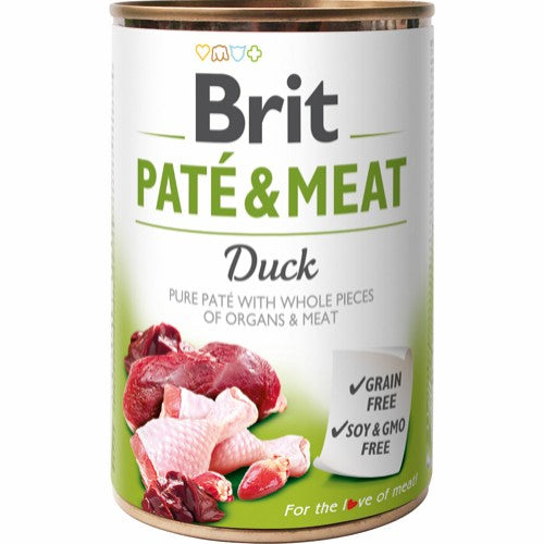 Billede af Brit Paté & Meat And Vådfoder til hund, 400 Gr.