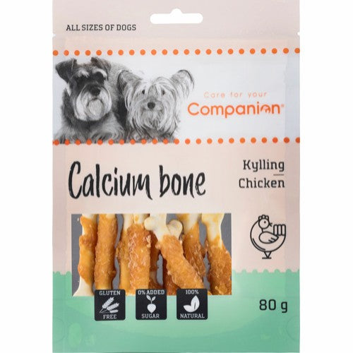 Billede af Eldorado - Companion Calcium Ben med Kylling 80g Hundegodbid - Dog Treats