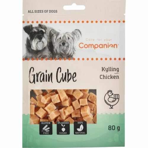 Billede af Eldorado - Companion Chicken Grain cube 80g - Dog Treats