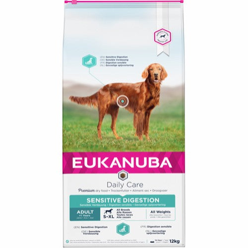 Billede af Eldorado - Eukanuba Adult Daily Care Sensitive Digestion 12kg - Dog Food