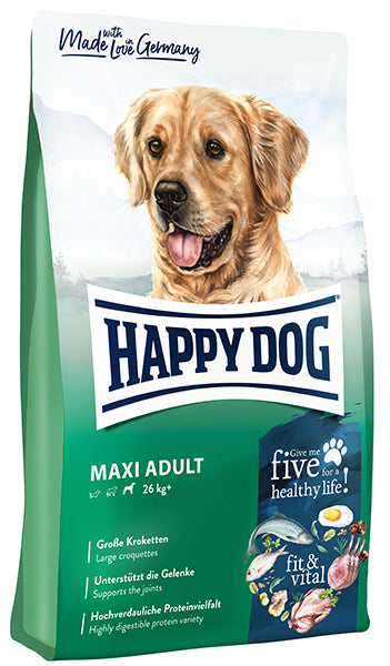 Se Happy Dog Supreme fit & vital Maxi Adult 14kg, til hunde 25+kg hos Petpower.dk