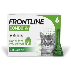 Se Frontline combo til kat 6 pipetter hos Petpower.dk