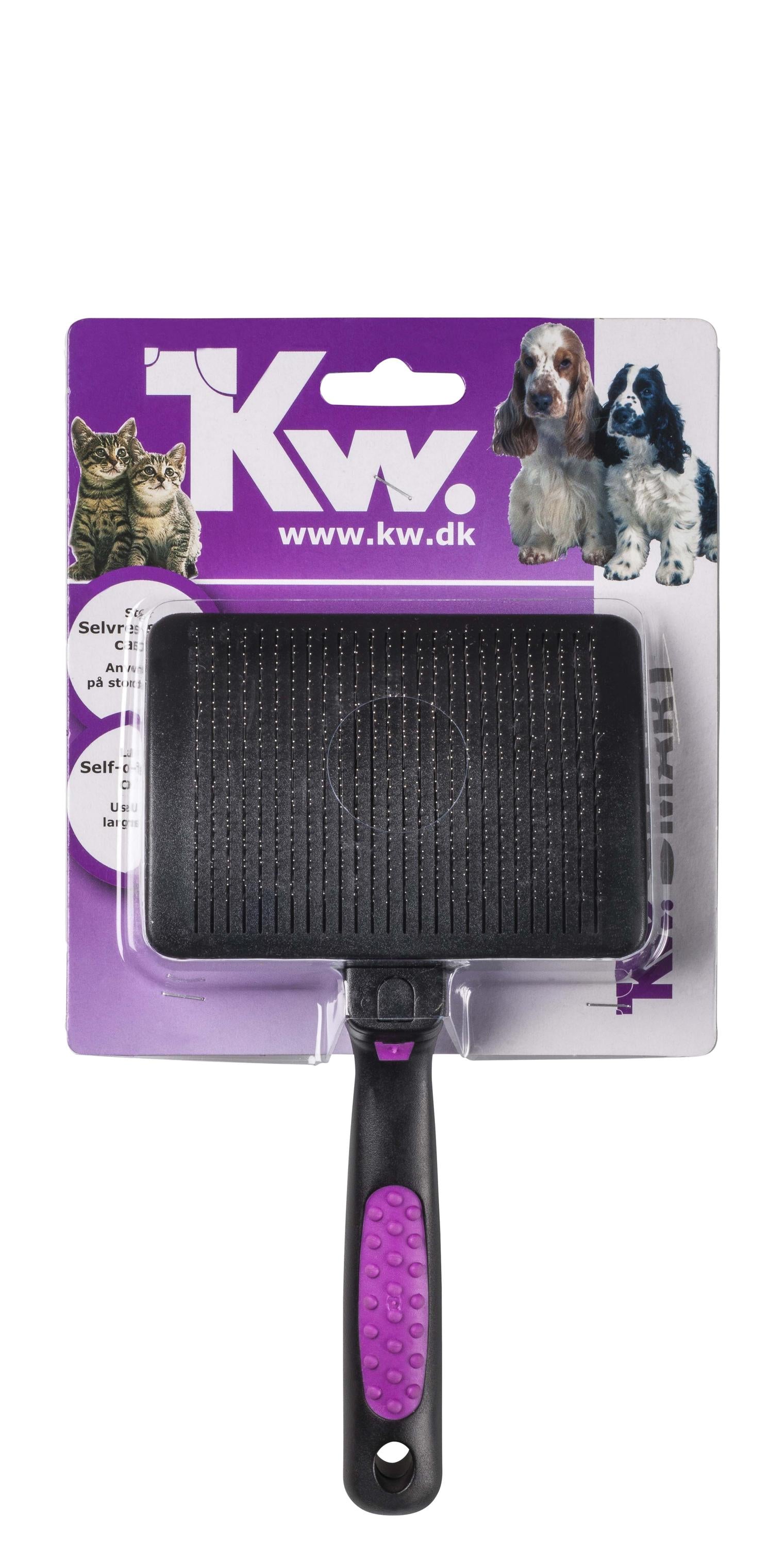 Billede af KW - KW selvrensende carde stor - Pet Combs & Brushes hos Petpower.dk