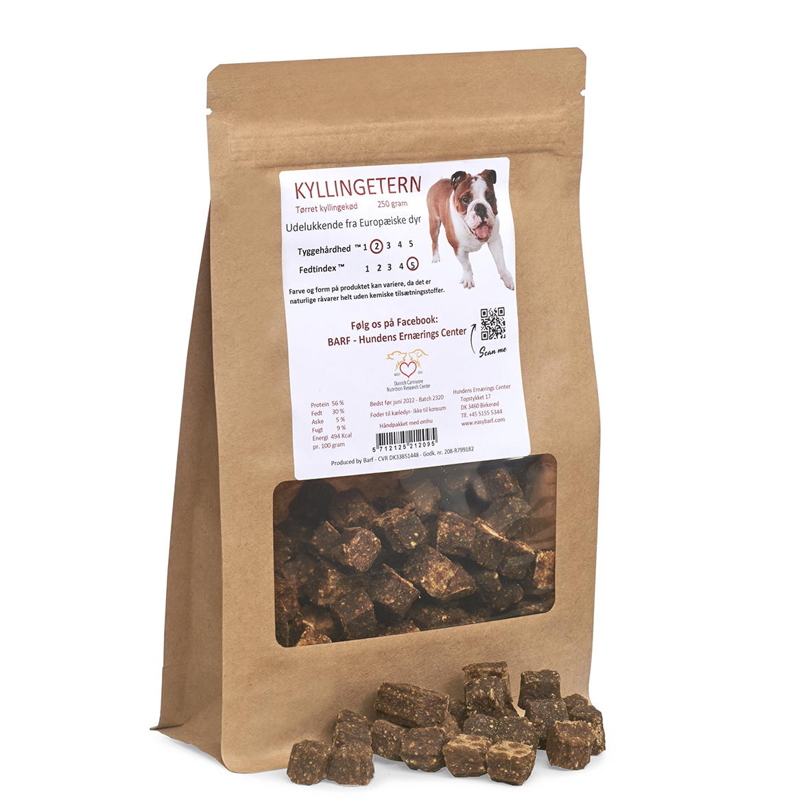 Billede af Carnitreats - Carnitreats Kylling tern 250g, naturlig hundesnack - Dog Treats