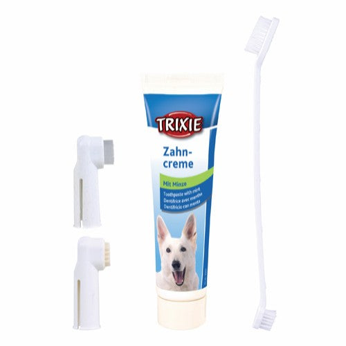 Billede af Eldorado - Trixie tandplejesæt til hund - Pet Oral Care Supplies hos Petpower.dk