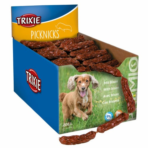 Billede af Eldorado - Trixie Tørret Bison Pølse 8g - Dog Treats