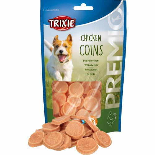 Se Eldorado - Trixie premio chicken coins hundegodbid, Glutenfri - Dog Treats hos Petpower.dk