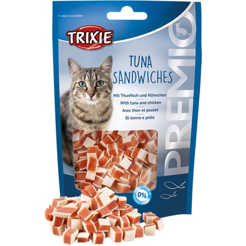 Se Trixie premio tuna sandwiches 50g kattegodbid hos Petpower.dk