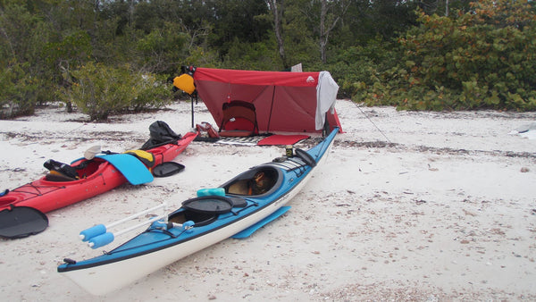 kayak camping trip