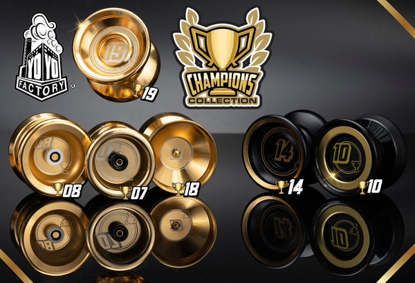 2023 Champions Collection Gold Set by YoYoFactory