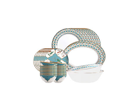 blue bone dinner set - Ekaani