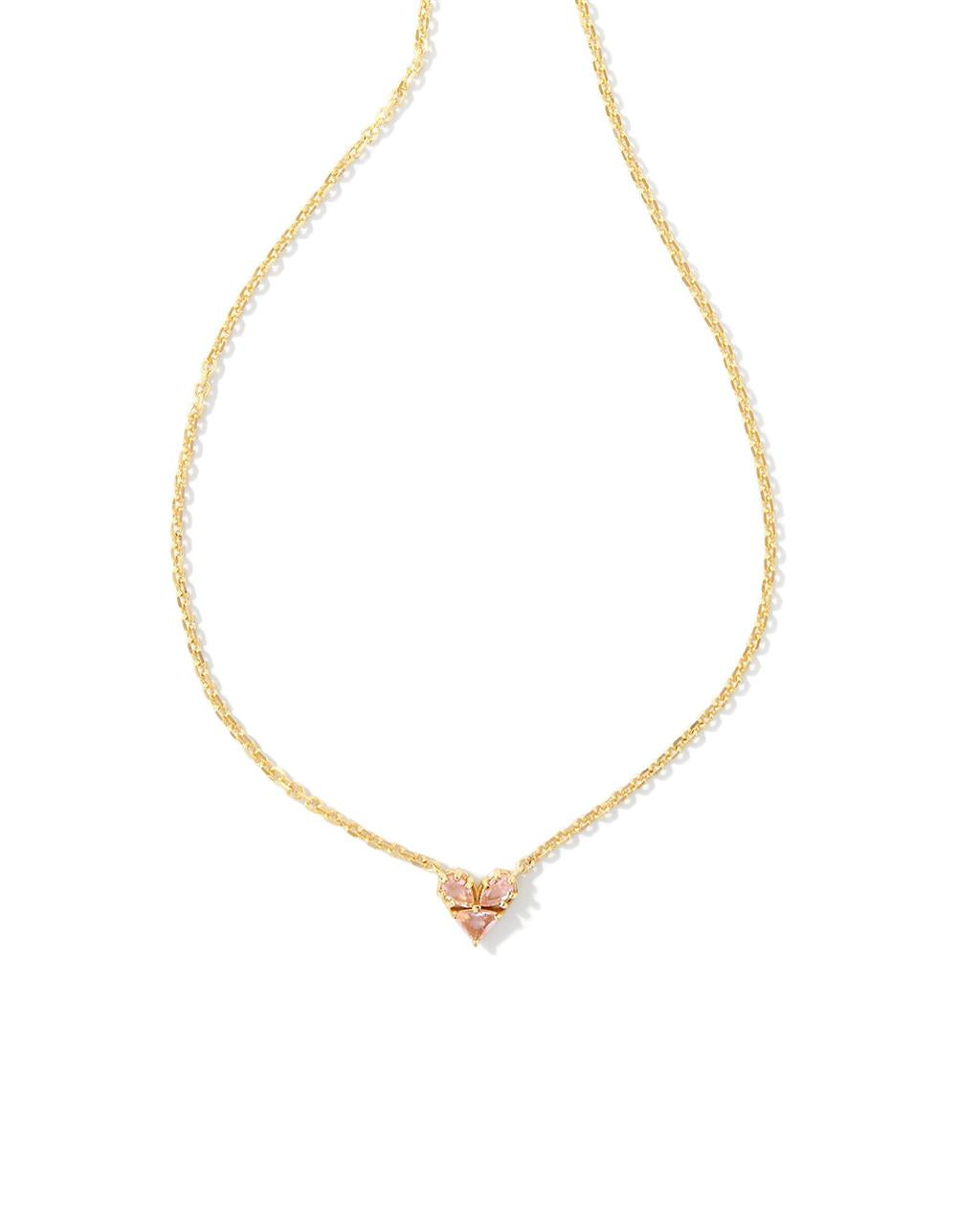 Kendra Scott Stella 14k Gold Pendant Necklace in Diamond | The Summit