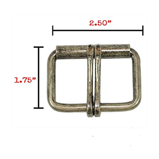 Double Roller Belt Buckle - Removable Belt Buckle - 1.5In Buckle