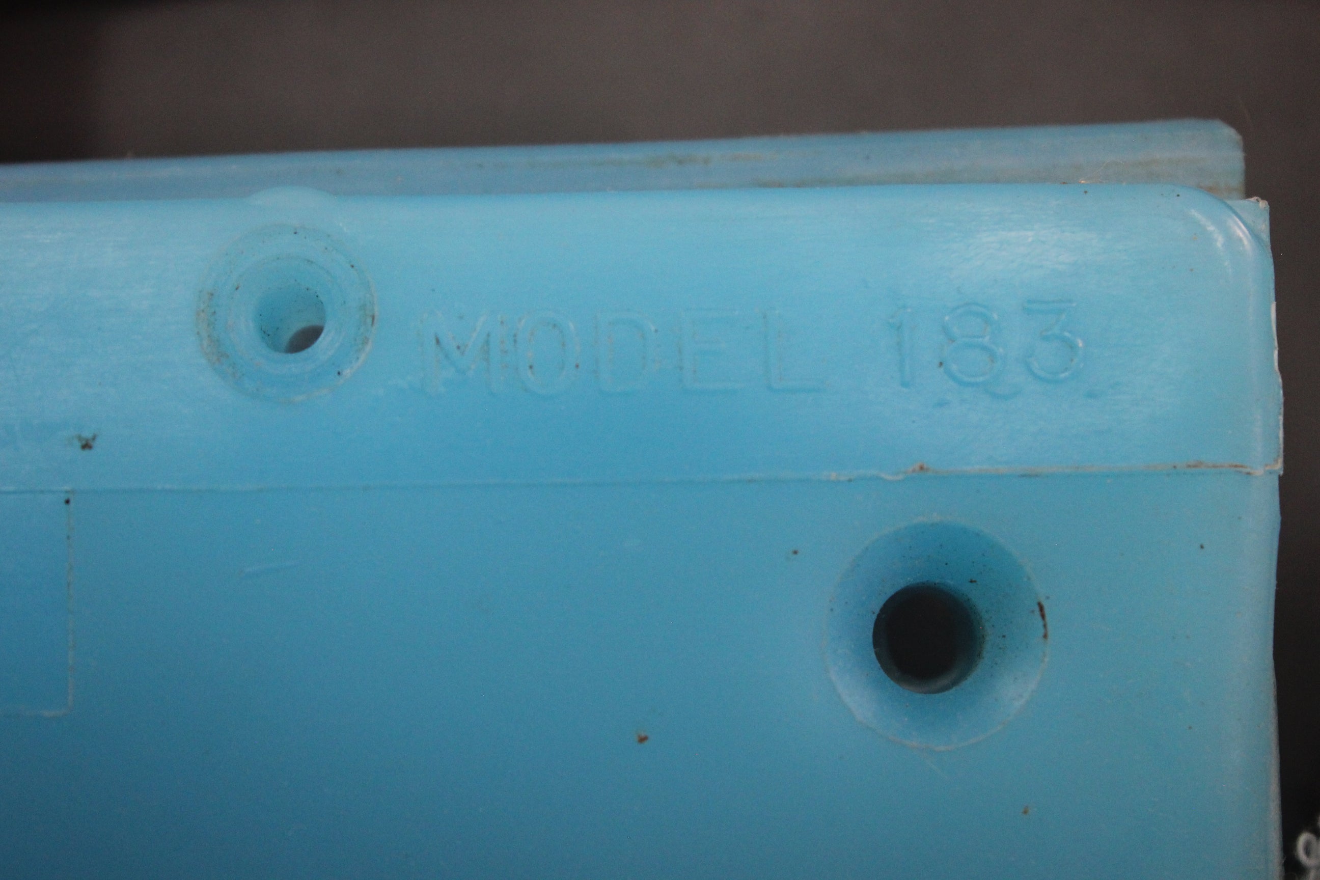 DOEL-FIN Model 183 Whale Tail Horizontal Stabilizer Mercury Outboard Blue Fin