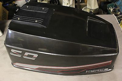 1989 Force Mercury Tracker outboard 50hp 40hp Cowling Cowl Cover Top Hood