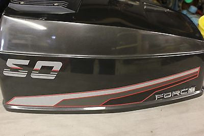 1989 Force Mercury Tracker outboard 50hp 40hp Cowling Cowl Cover Top Hood