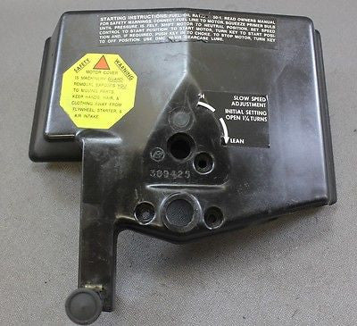 Johnson Evinrude 25hp 35hp 1979-1981 Carb Air Silencer Box 0389414 Choke Knob