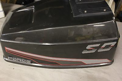 1989 Force Mercury Tracker outboard 50hp 40hp Cowling Cowl Cover Top Hood