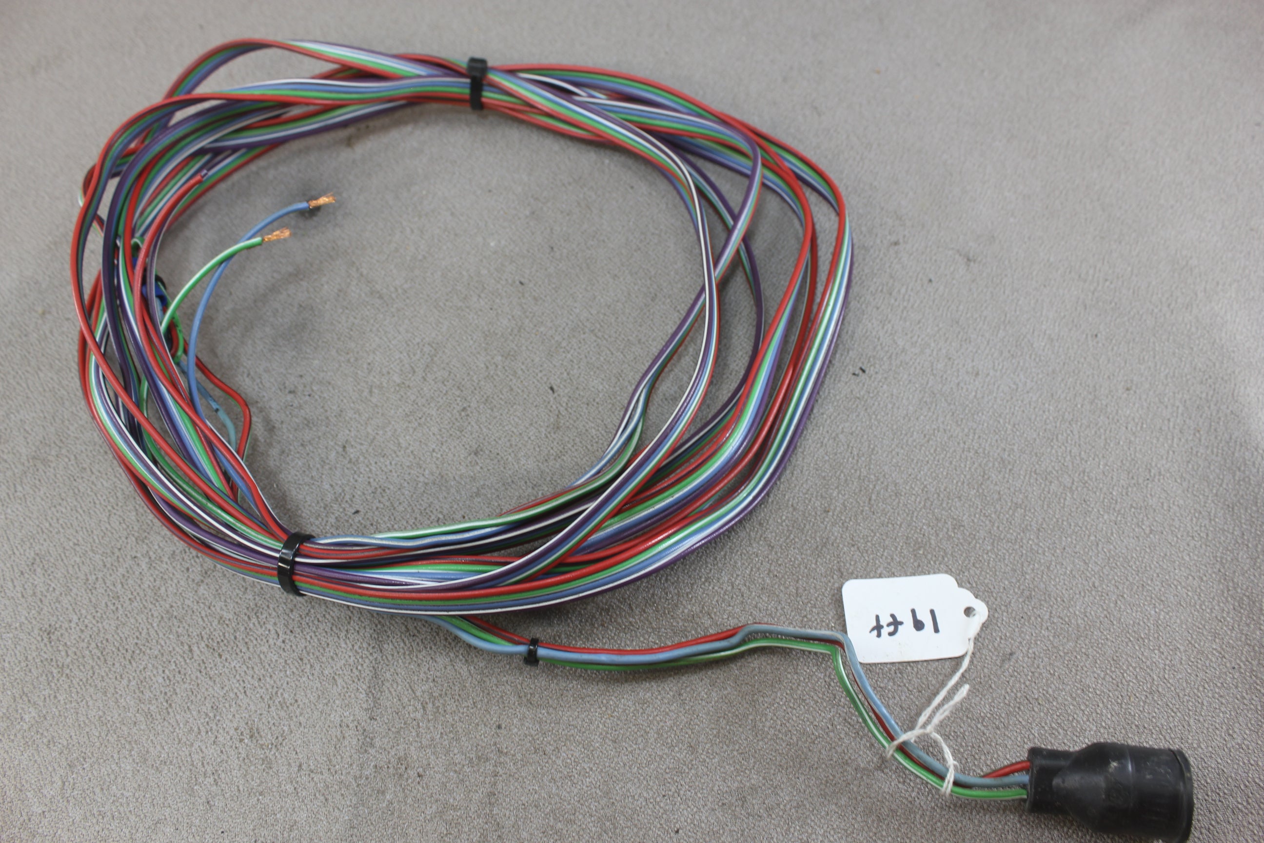 MerCruiser Quicksilver 1980's Power Trim Tilt Plug Wire Wiring Harness Cord 19FT