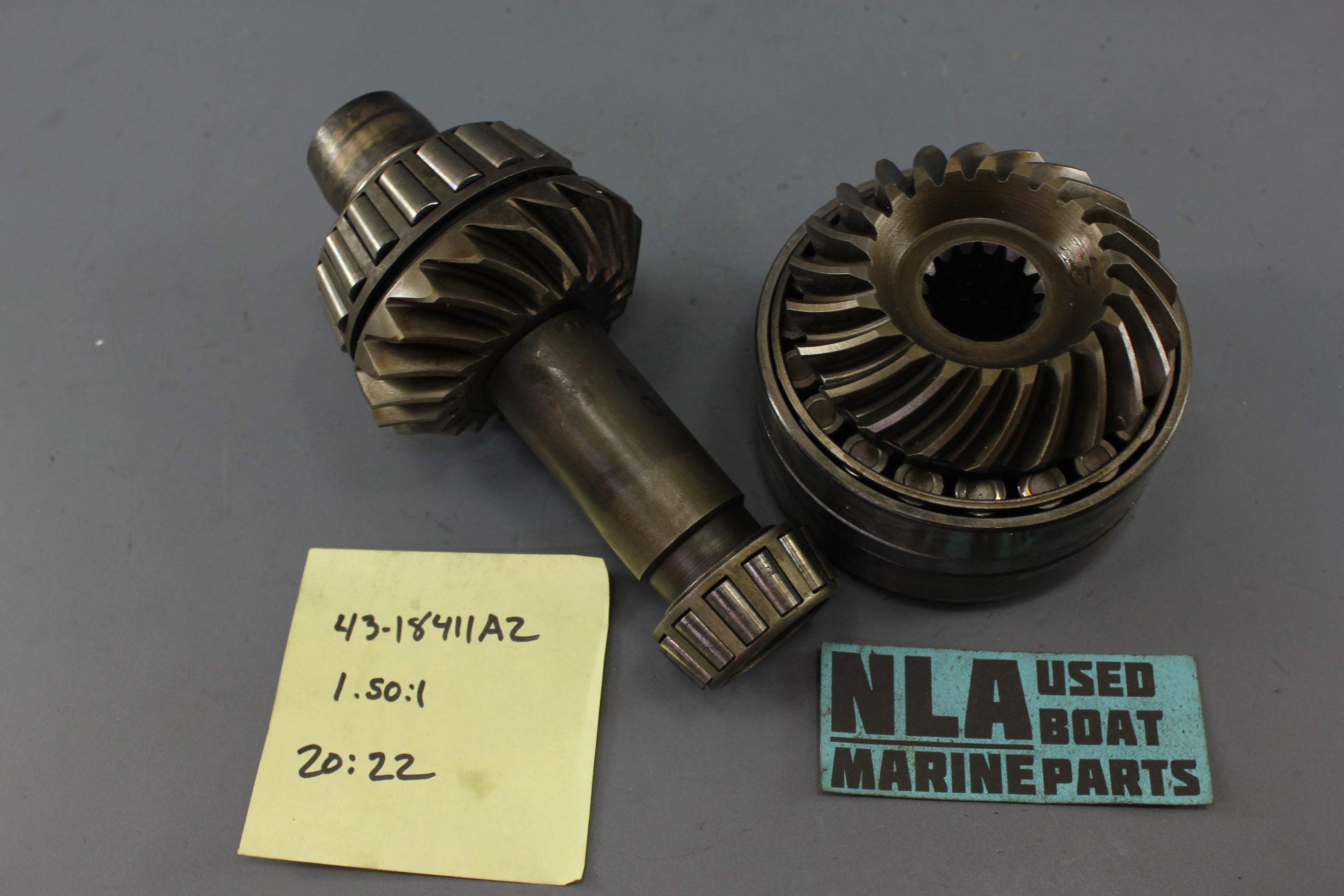 MerCruiser 43-18411A2 Upper Unit Gear Set V8 305 350 1.50:1 Alpha One Gearcase