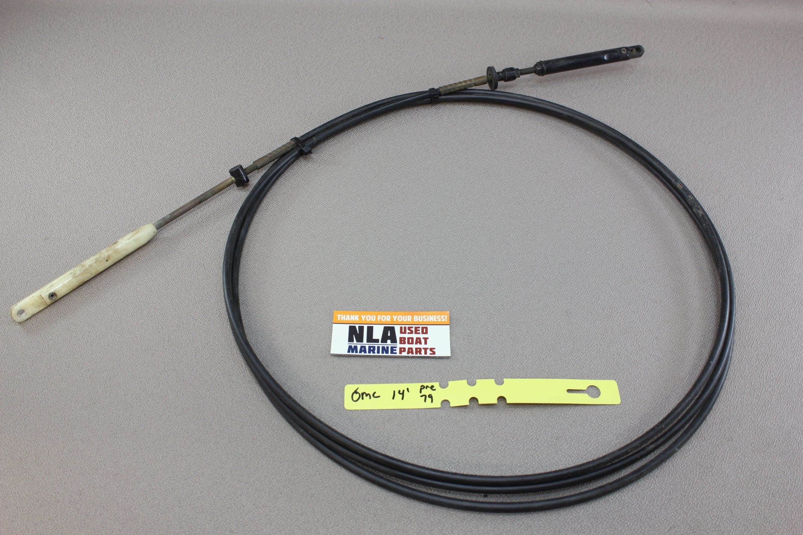 OMC Pre-1979 Johnson Evinrude 14ft Outboard Shift Throttle Cable Morse CC17014