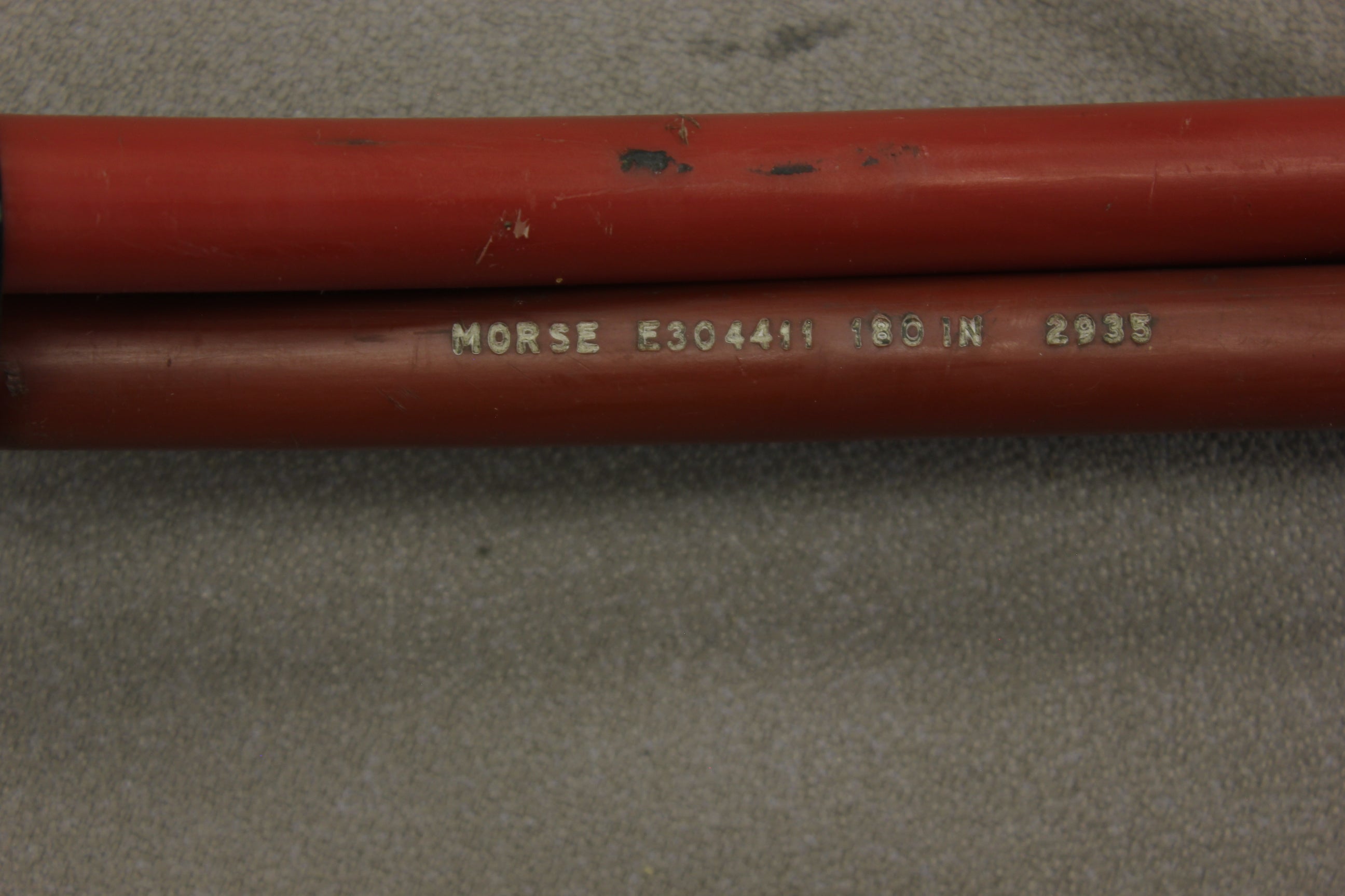 Boat Steering Cable 15ft Red Morse 304411 180IN Rotary Helm MerCruiser OMC 15'