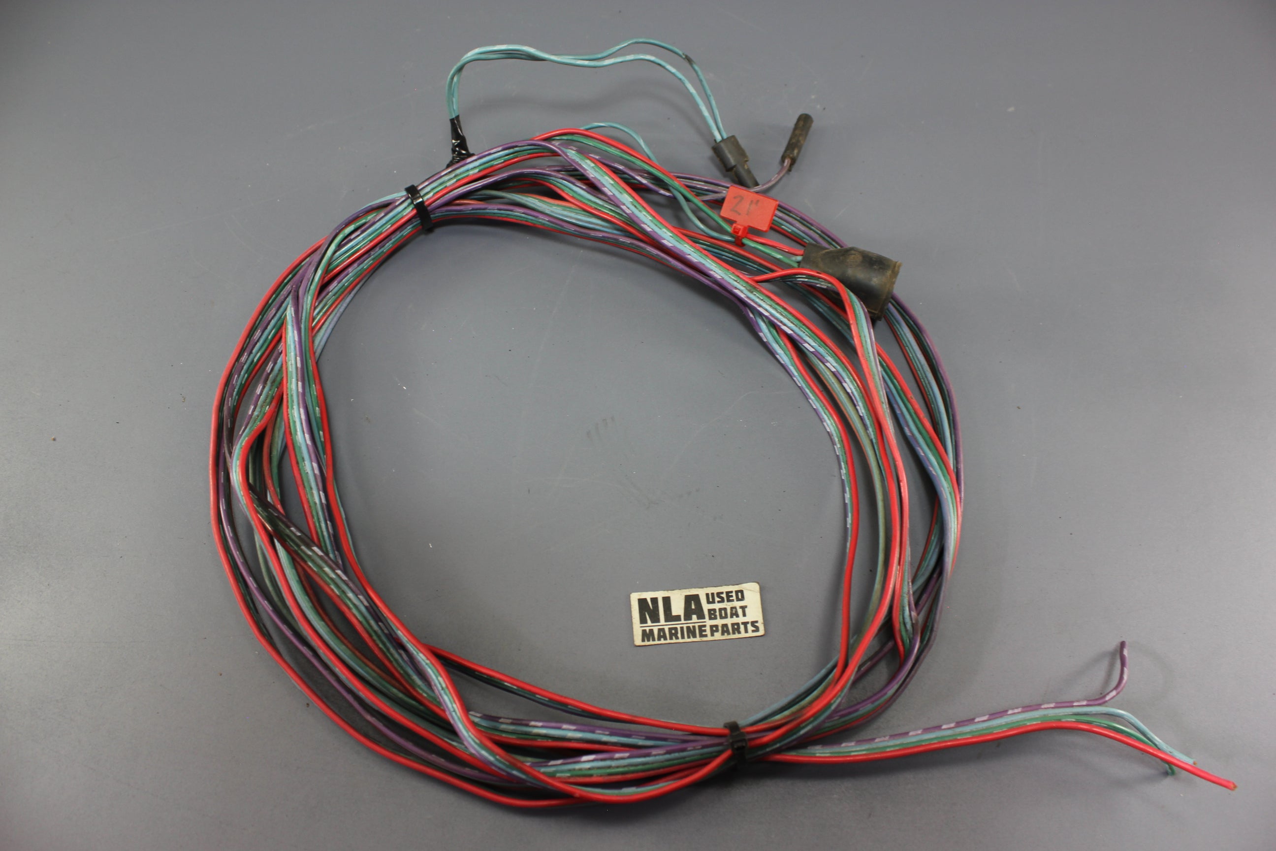 MerCruiser Quicksilver Tilt Power Trim Pump 21FT 4-Wire Round Plug Harness