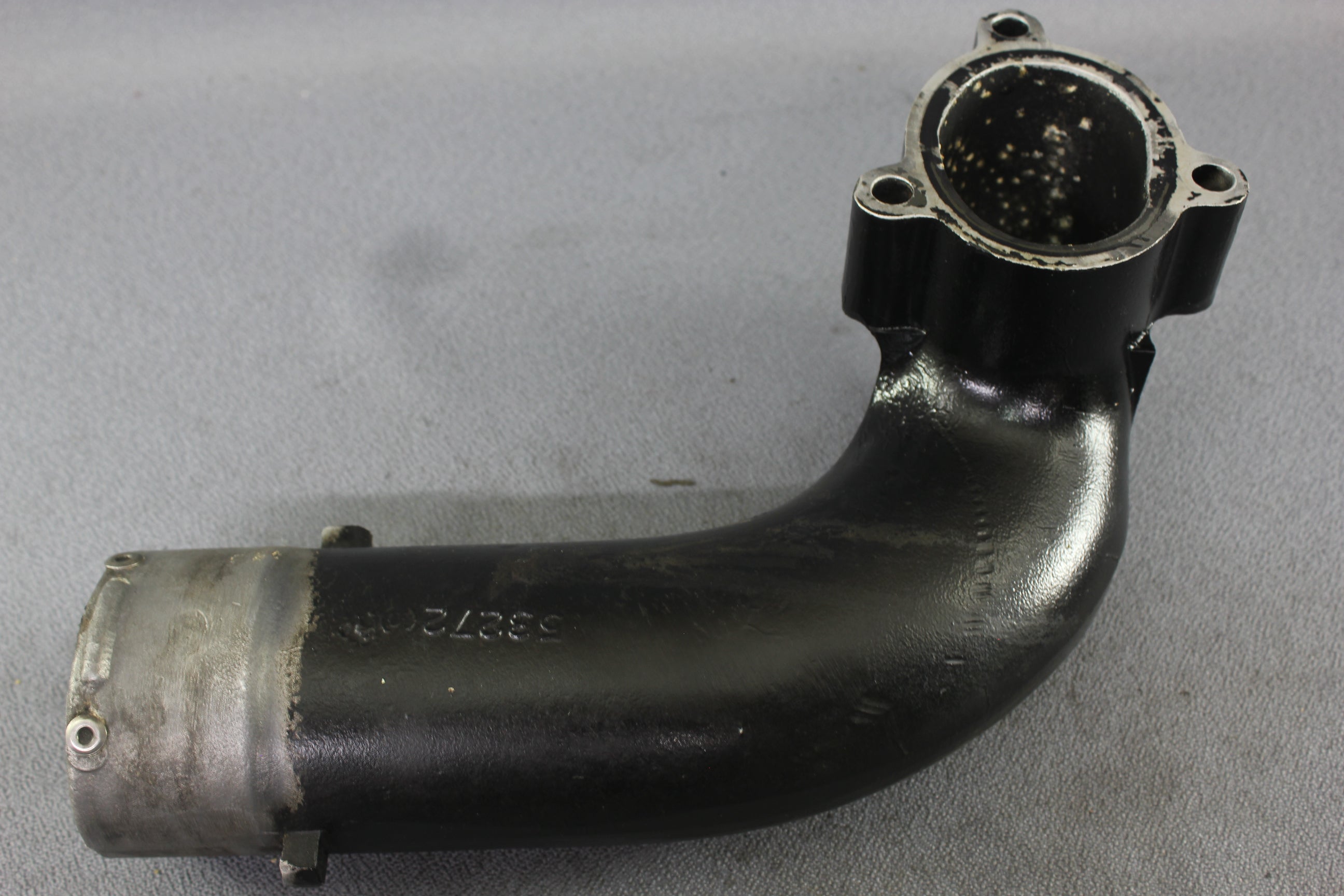 MerCruiser 53272A1 53272A5 45530 Exhaust Elbow J-Tube Pipe 2.5L 120hp 1967-1982