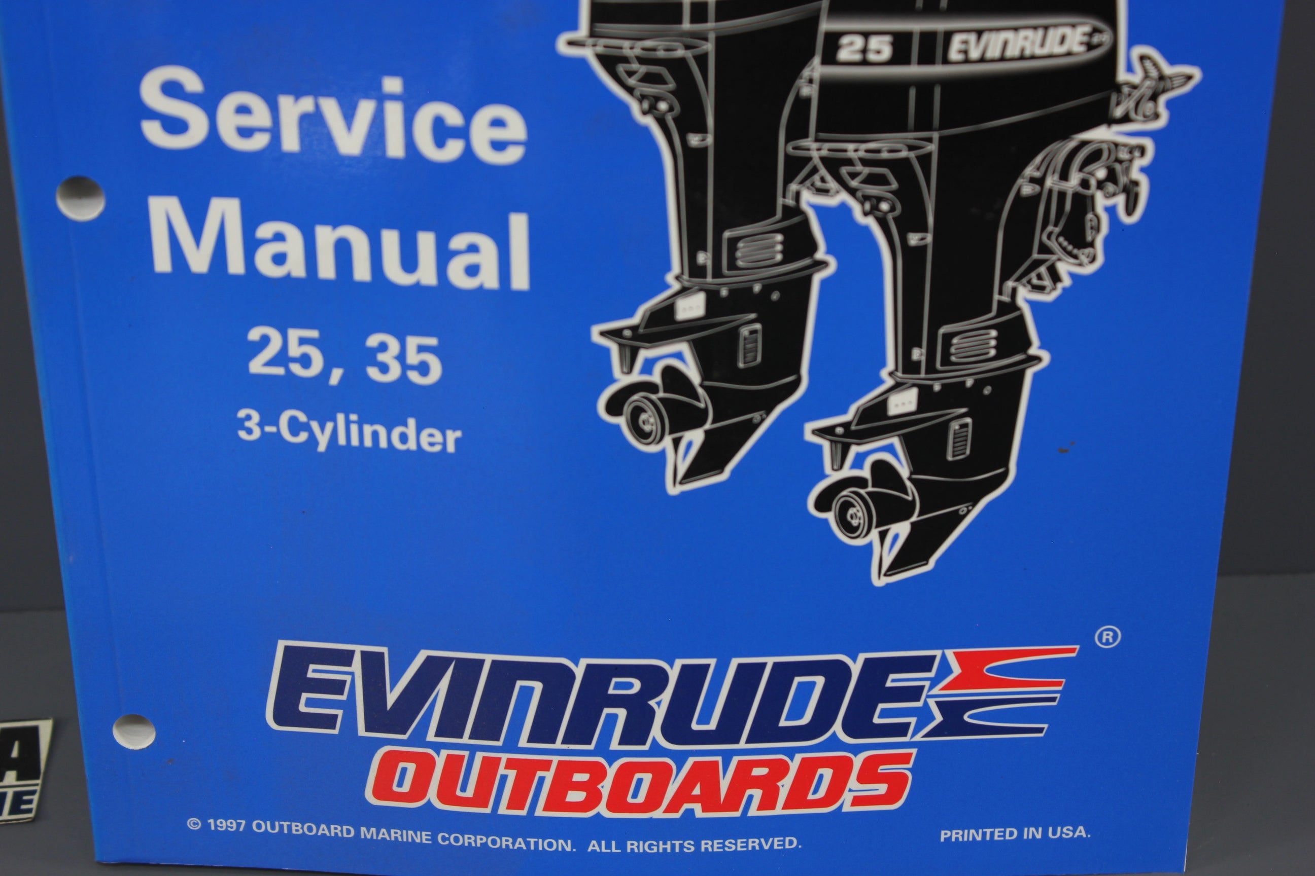 Johnson Evinrude P/N 520205 EC 25hp 35hp 1998 3-Cylinder Service Manual Shop